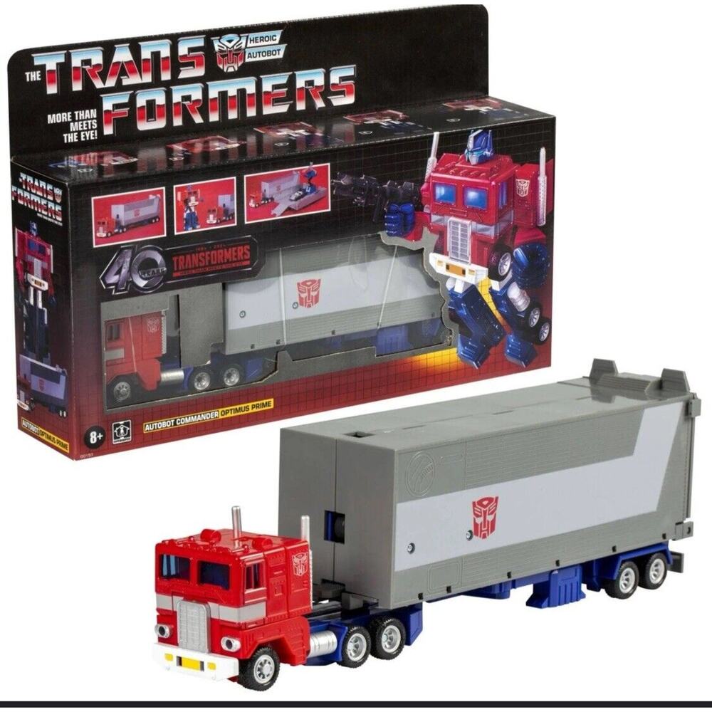 Transformers G1 Retro Reissue OPTIMUS PRIME Sealed 40th Anniversary 100% Authent